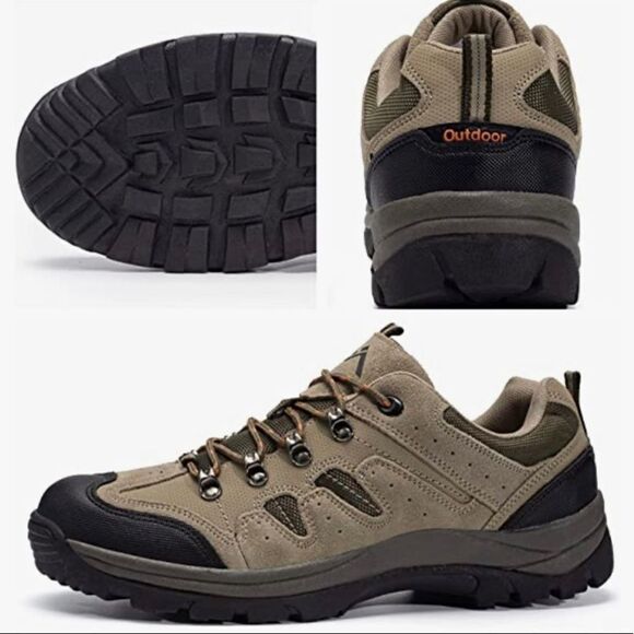 CC-Los Men’s hiking brown and tan waterproof shoes..  NWT main image 11
